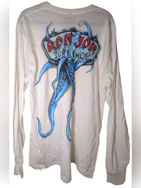 Ron Jon Surf Shop Myrtle Beach Kraken L/S Shirt NWT Large